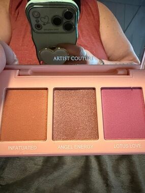 Artist Couture Trio Palette — Warm Coral, Rose Gold, Bright Pink